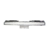GRILLE UPPER CHROME W/PLATINUM FRAME W/OFF RD
