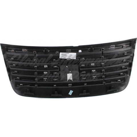 GRILLE DARK GRAY W/CHROME MLDG