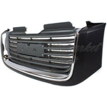 GRILLE CHROME/BLACK W/BLACK FRAME W/O H/L WASHER HOLE — photo 2