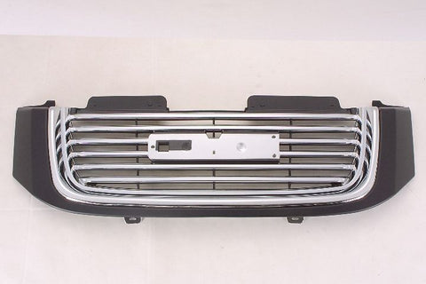 GRILLE CHROME/BLACK W/BLACK FRAME W/O H/L WASHER HOLE
