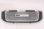 GRILLE CHROME/BLACK W/BLACK FRAME W/H/L WASHER HOLE — photo 1