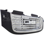 GRILLE CHROME/BLACK W/BLACK FRAME W/H/L WASHER HOLE — photo 3