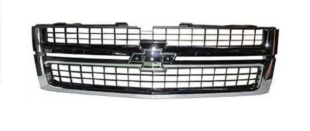 GRILLE MATTE-BLACK W/CHROME FRAME 2500/3500