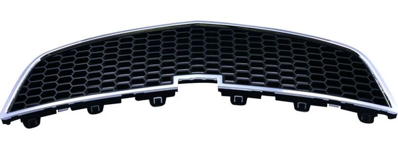 GRILLE LOWER MATTE-BLACK W/CHROME MODG EXCLUDE 1.4L ECO MODEL