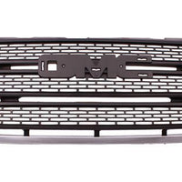 GRILLE MATTE-BLACK W/CHROME MLDG