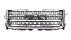 GRILLE MATTE-DK GRAY W/CHROME MLDG 2500/3500