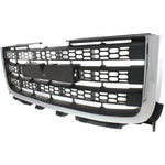 GRILLE MATTE-DK GRAY W/CHROME MLDG 2500/3500 — photo 2