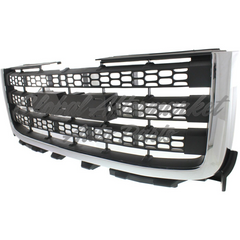 GRILLE MATTE-DK GRAY W/CHROME MLDG 2500/3500