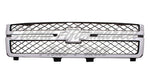 GRILLE MATTE-DK GRAY W/CHROME MLDG — photo 1