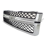 GRILLE MATTE-DK GRAY W/CHROME MLDG — photo 3