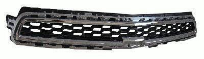 GRILLE UPPER GRAY W/CHROME MLDG