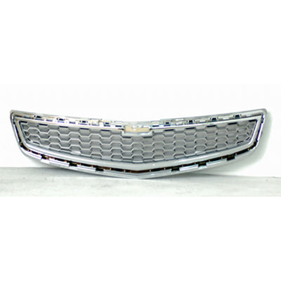 GRILLE CENTER LTZ MODEL SILVER-GRAY W/CHROME MLDG