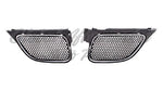 GRILLE RH UPPER MATTE-DARK GRAY W/CHROME MLDG — photo 1