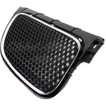 GRILLE RH UPPER MATTE-DARK GRAY W/CHROME MLDG — photo 2