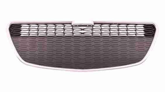 GRILLE LOWER MATT-BLACK W/CHROME MLDG W/O FOG HOLE LS/LT