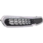 GRILLE UPPER MATT-BLACK W/CHROME MLDG W/O FOG HOLE LS/LT — photo 3