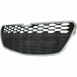 GRILLE LOWER MATT-BLACK W/CHROME MLDG W/FOG LAMP HOLE — photo 3
