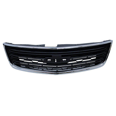 GRILLE MATTE-DARK GRAY W/O CHROME MLDG LS MODEL