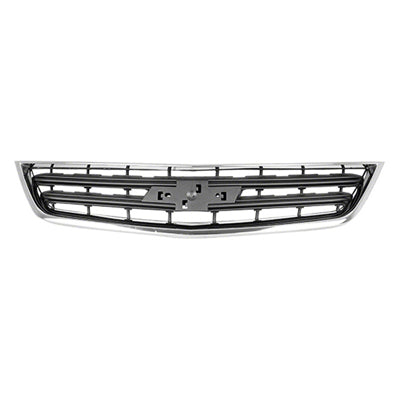 GRILLE W/CHROME MOLDING MATTE BLACK LS MODEL