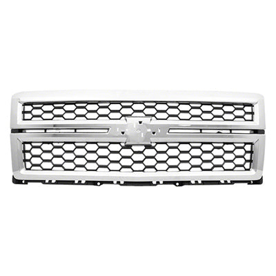 GRILLE CHROME FRAME/BLACK MESH W/CHROME MOULDING LTZ
