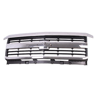 GRILLE W/CHROME BLACK MOULDING MATTE DARK GRAY LTZ
