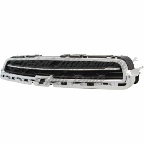 GRILLE UPPER KOREA BUILT BLACK W/CHROME MOULDING