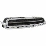 GRILLE UPPER KOREA BUILT BLACK W/CHROME MOULDING — photo 3