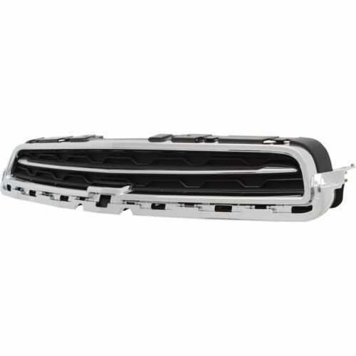 GRILLE UPPER KOREA BUILT BLACK W/CHROME MOULDING