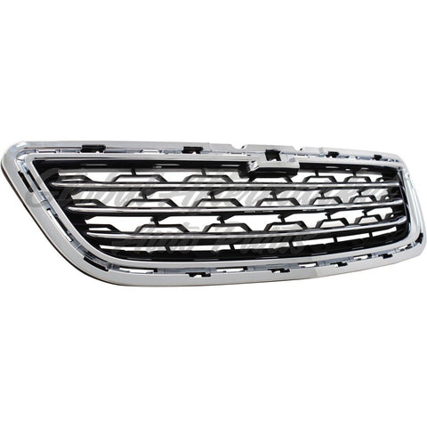 GRILLE LOWER BLACK W/CHROME FRAME BAR MOULDINGS
