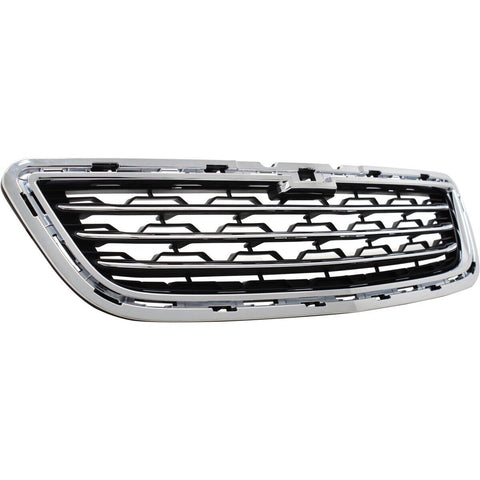 GRILLE LOWER BLACK W/CHROME FRAME BAR MOULDINGS