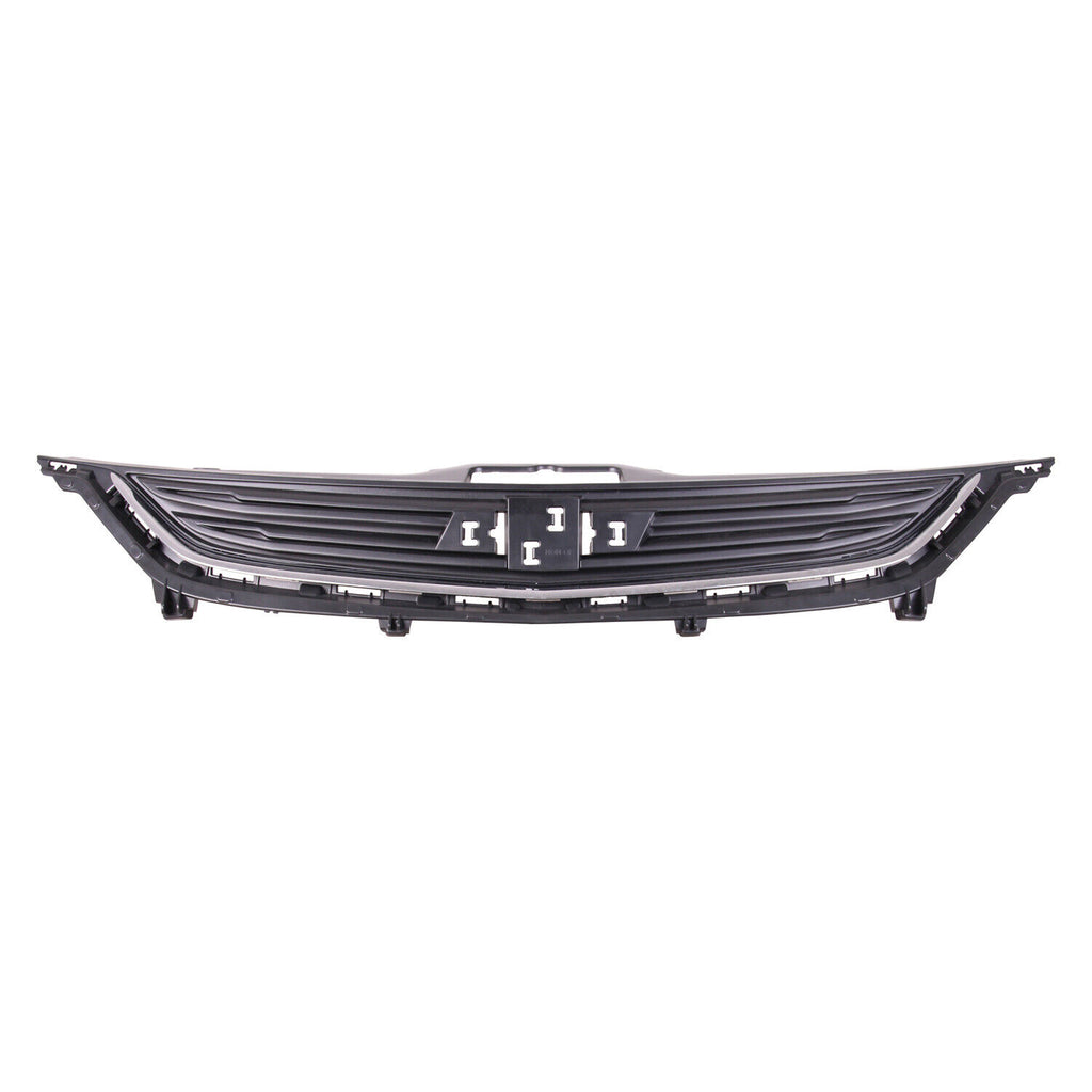 GRILLE UPPER MATTE BLACK W/CHROME MOULDING W/O RS PKG
