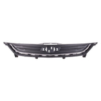 GRILLE UPPER MATTE BLACK W/CHROME MOULDING W/O RS PKG