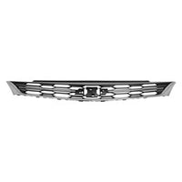 GRILLE UPPER MATTE BLACK HONEYCOMB W/LOWER CHROME MOULDING/CENTER CHROME MOULDING W/O RS PKG