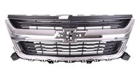 GRILLE MATTE DARK GRAY W/CHROME FRAME BASE/LT/WT MODEL