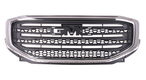 GRILLE FR CHROME FRAME W/ALL BLACK CENTER W/O EMBLEM