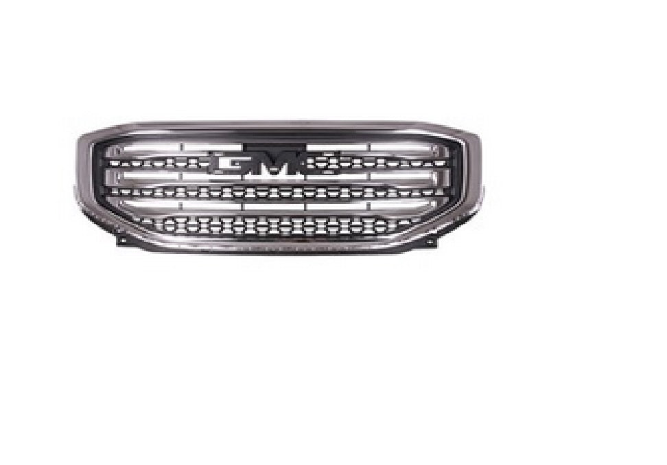GRILLE FR CHROME FRAME/BARS BLACK MESH INSERT W/O EMBLEM