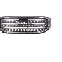 GRILLE FR CHROME FRAME/BARS BLACK MESH INSERT W/O EMBLEM