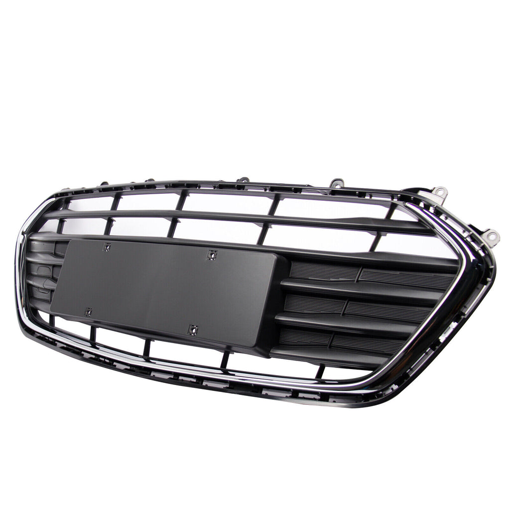 GRILLE UPPER BLACK W/CHROME BAR MEXICO BUILT