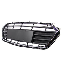GRILLE UPPER BLACK W/CHROME BAR MEXICO BUILT