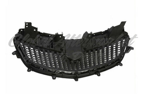 GRILLE BLACK W/CHROME INNER/OUTER MOULDING INCLUDES UPPER MOUNT PANEL