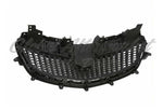 GRILLE BLACK W/CHROME INNER/OUTER MOULDING INCLUDES UPPER MOUNT PANEL — photo 1