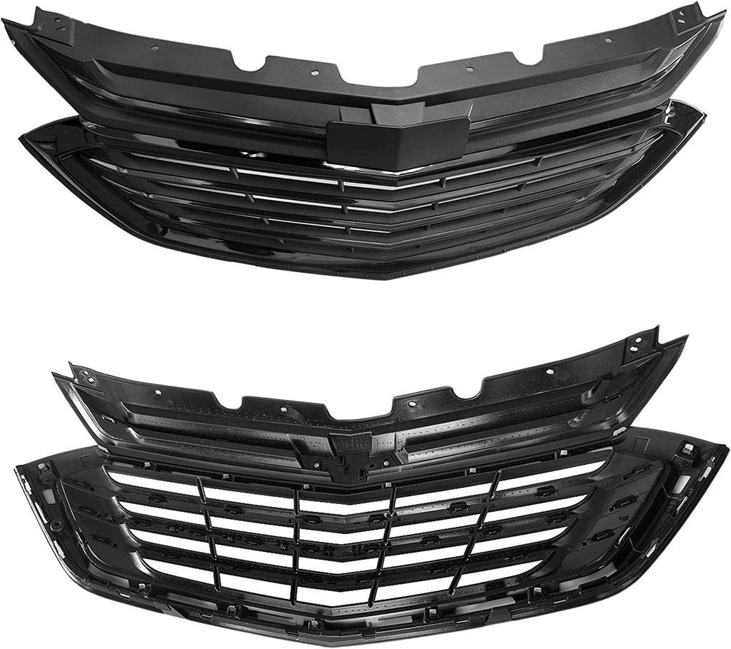 GRILLE MATTE BLACK W/CHROME FRAME L/LS/LT W/O SPORT PKG