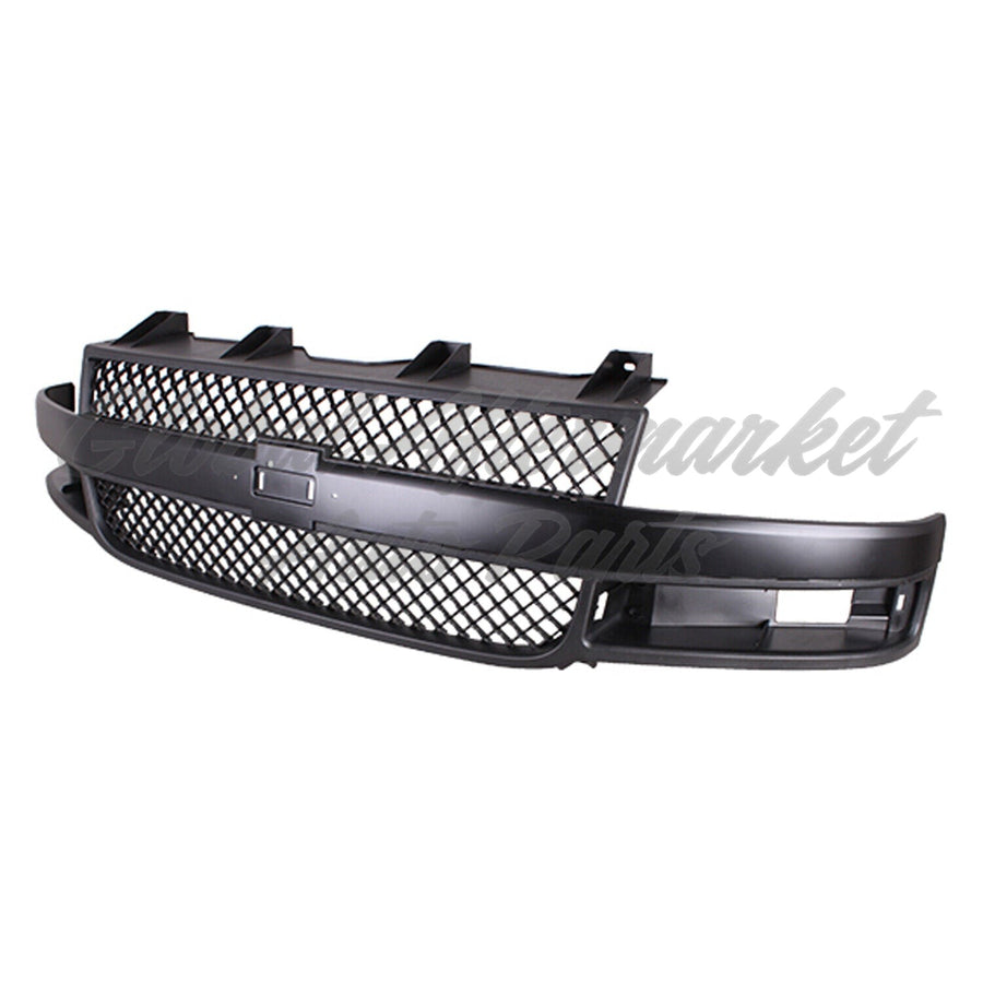 GRILLE FR BLACK/MATTE DARK GRAY MESH STYLE / COMPOSITE HEAD LAMP W/O EMBLEM
