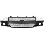 GRILLE FR BLACK/MATTE DARK GRAY MESH STYLE / COMPOSITE HEAD LAMP W/O EMBLEM — photo 2