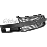 GRILLE FR BLACK/MATTE DARK GRAY MESH STYLE / COMPOSITE HEAD LAMP W/O EMBLEM — photo 3