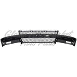 GRILLE FR BLACK/MATTE DARK GRAY MESH STYLE / COMPOSITE HEAD LAMP W/O EMBLEM — photo 4