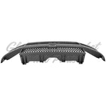 GRILLE FR BLACK/MATTE DARK GRAY MESH STYLE / COMPOSITE HEAD LAMP W/O EMBLEM — photo 5