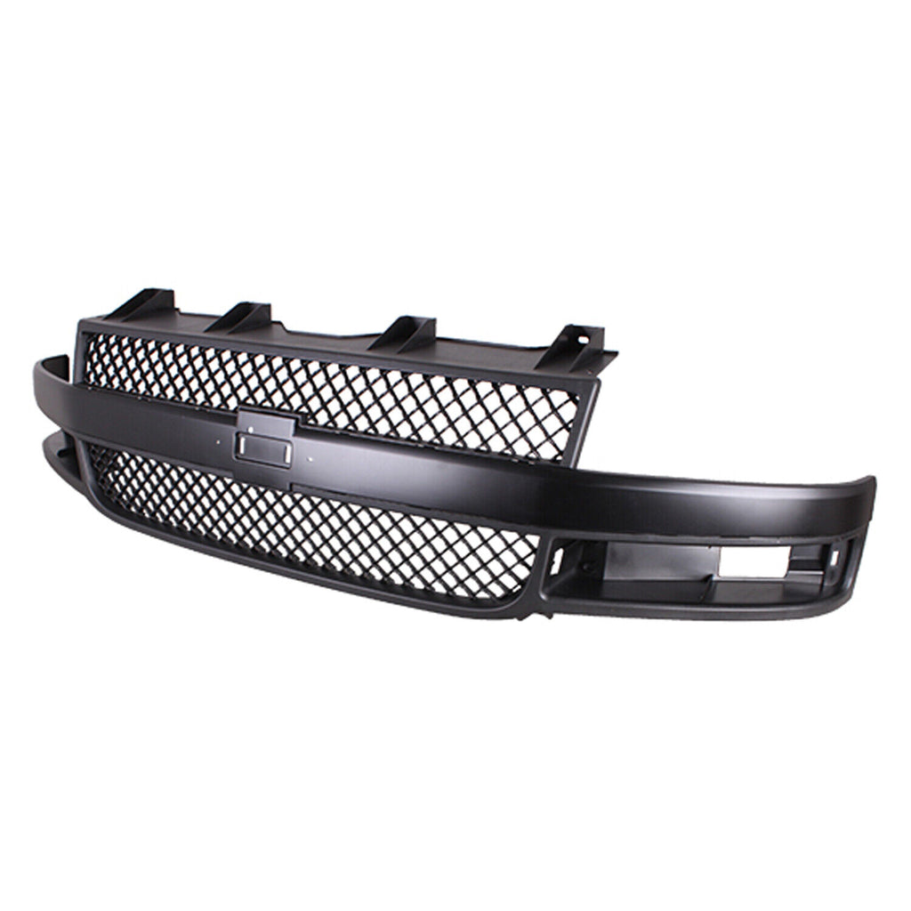 GRILLE FR BLACK/MATTE DARK GRAY MESH STYLE / COMPOSITE HEAD LAMP W/O EMBLEM