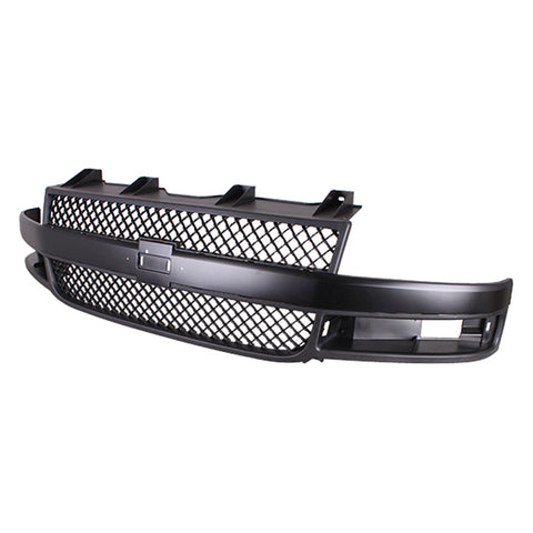GRILLE FR BLACK/MATTE DARK GRAY MESH STYLE / COMPOSITE HEAD LAMP W/O EMBLEM