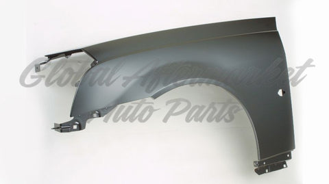 FENDER FR RH (W/SIDE LAMP HOLE) STEEL CAPA